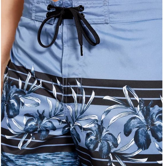 NWT Calvin Klein Floral-Print Board Shorts Swim L - Picture 3 of 11